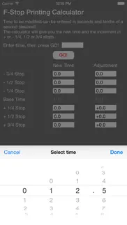 f-stop printing calculator iphone screenshot 3
