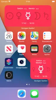 Gezegen Saatleri + Widget iphone resimleri 3