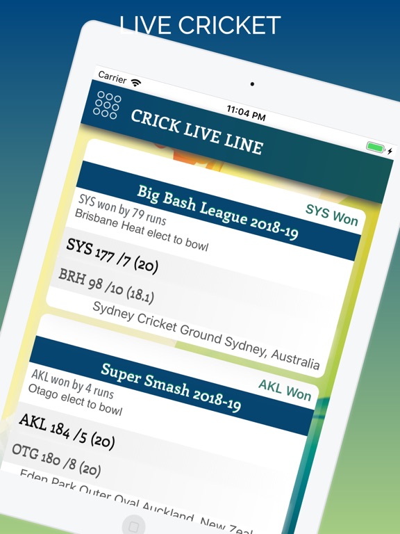 Screenshot #4 pour T20 Cricket Live Info IPL 2019