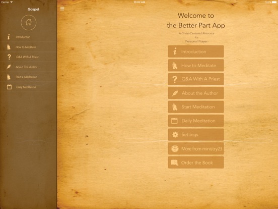 The Better Part - Lite iPad screenshot 1 - Book app