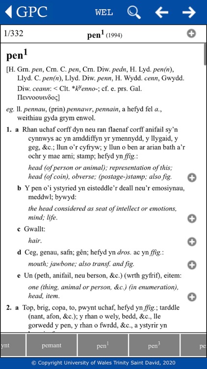 GPC Geiriadur Welsh Dictionary screenshot-3