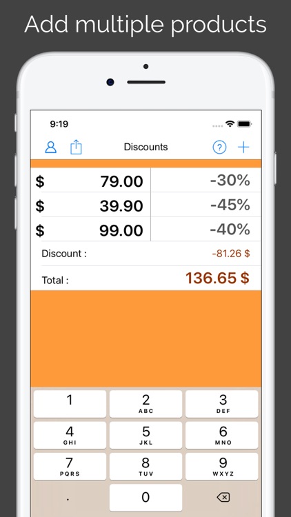 Discounts & Sales calculator