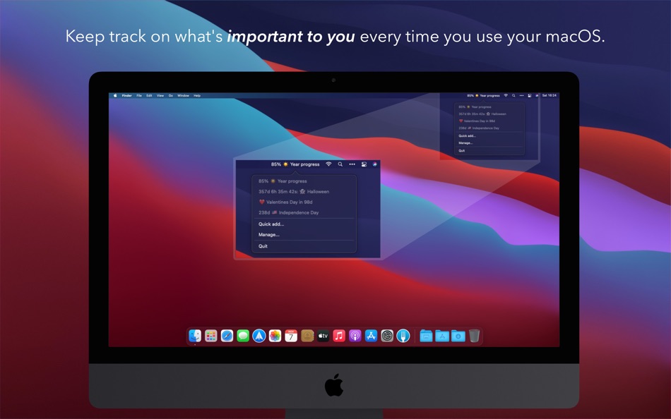 #6. Countdowns (macOS) 由: Hydra Softworks