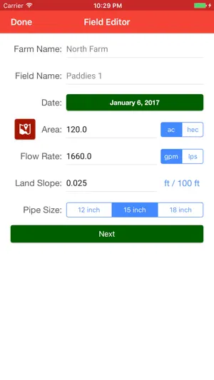 Rice Irrigation screenshot 2