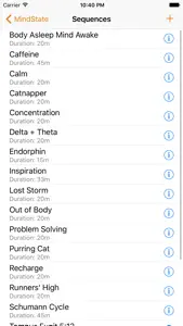 MindState Binaural Beats screenshot #2 for iPhone