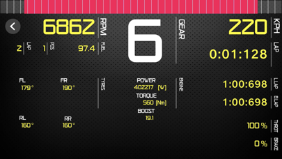 Sim Racing Dash for Forza M7 screenshot 2