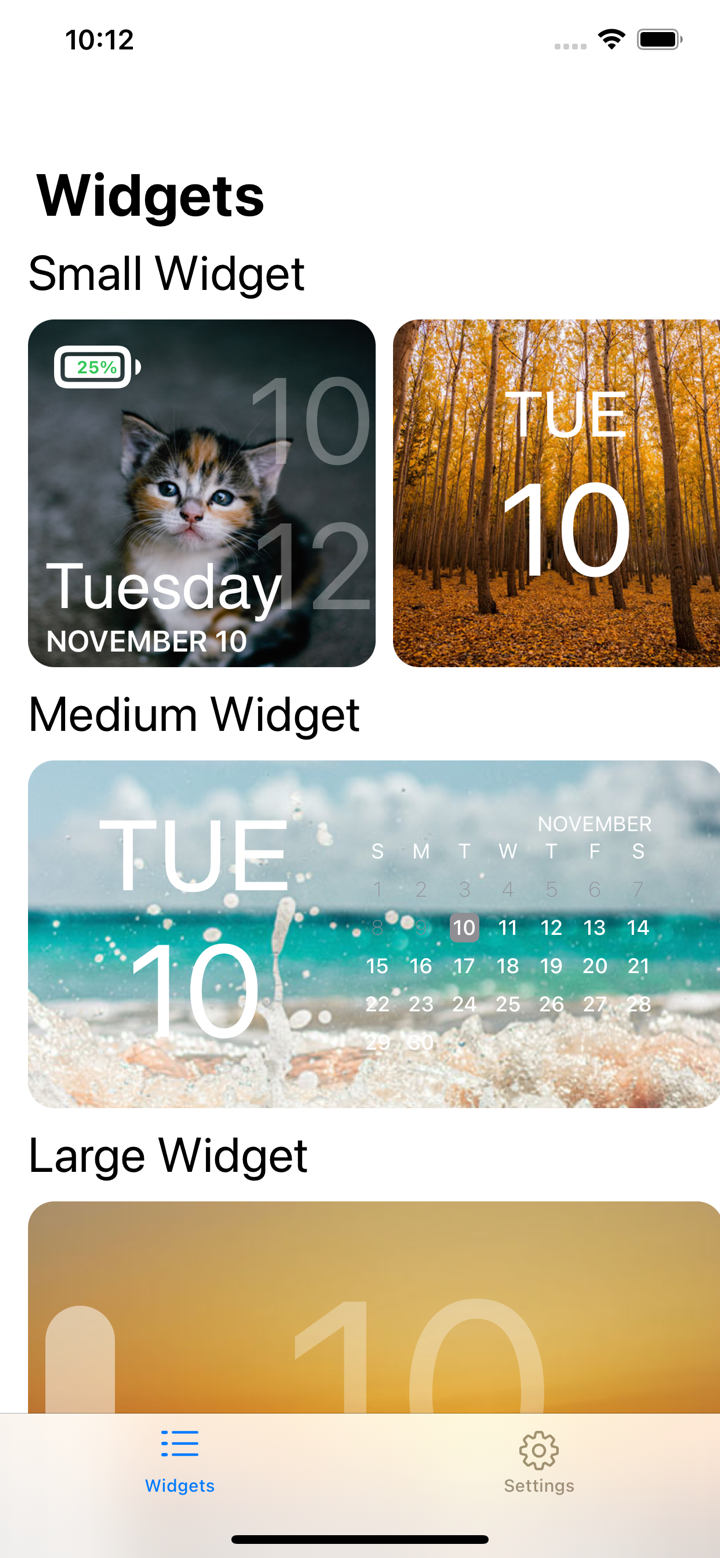 Widgets Widgetopia Wizard screenshot 1