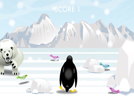 Screenshot #5 pour Penguin 3D Arctic Runner