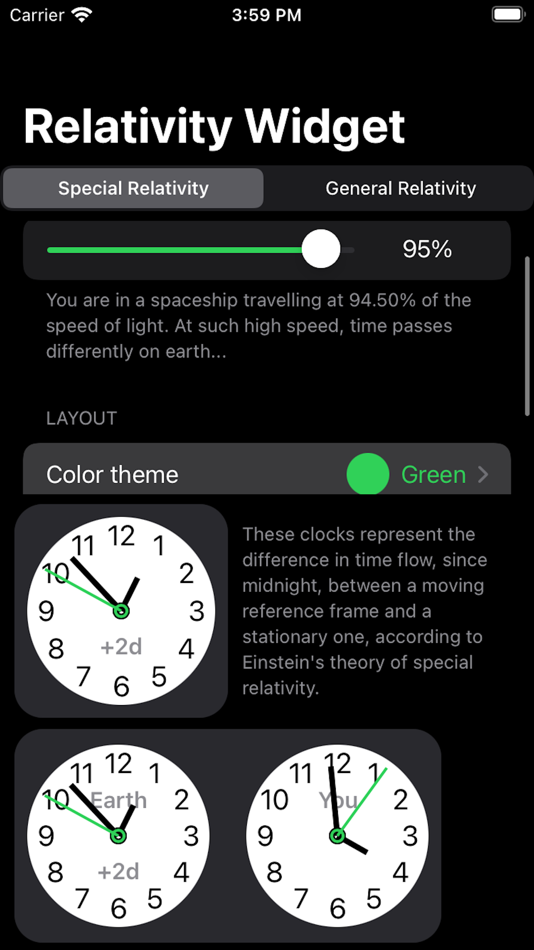 #3. Relativity Widget (iOS) 由: Eliott Morgensztern