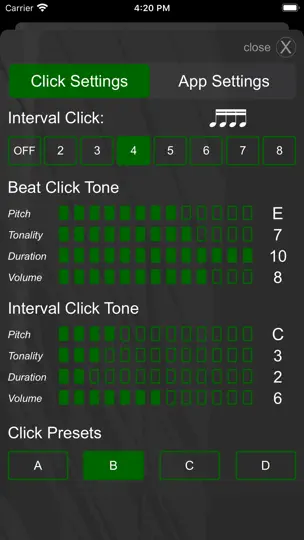 Capture d'écran de Drummer ITP - Rudiment Trainer sur iPhone 5