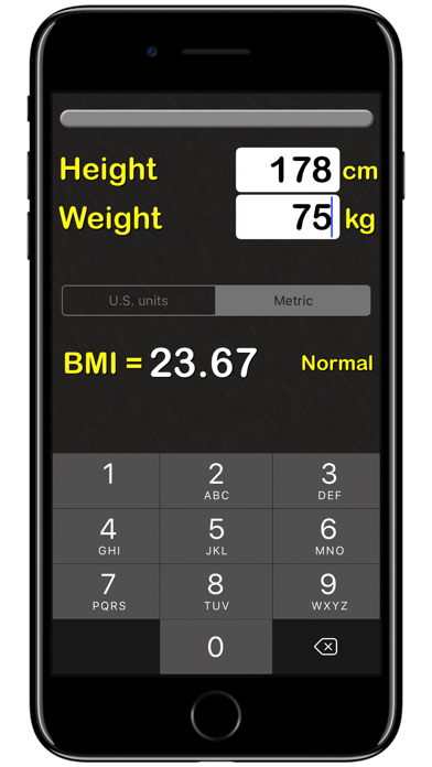 BMI Calculator‰ Screenshot