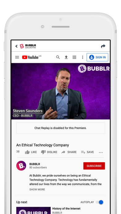 Bubblr Collective Screenshot