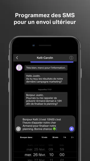 Capture d'écran de Onoff Business sur iPhone 6