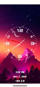 Analog Clock Face-Clock Widget screenshot #5 for iPhone