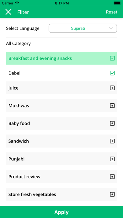 Shreeji Food iPhone screenshot 6 - Food & Drink app