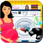 Pregnant Mom Baby Care Laundry