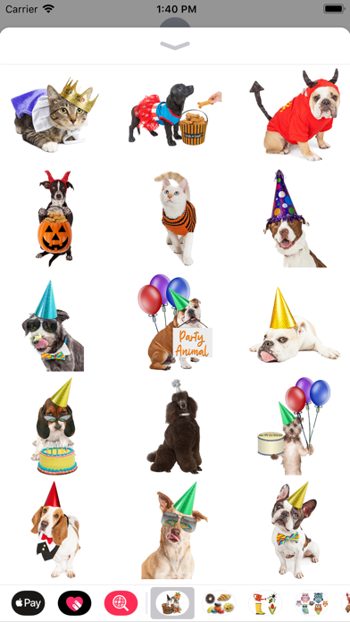 Screenshot #2 pour Stickers Halloween Animaux