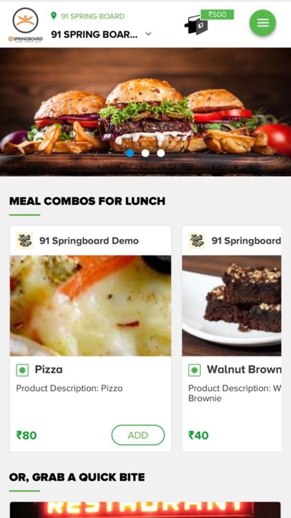 CoFRSH-Cafeteria Food Ordering