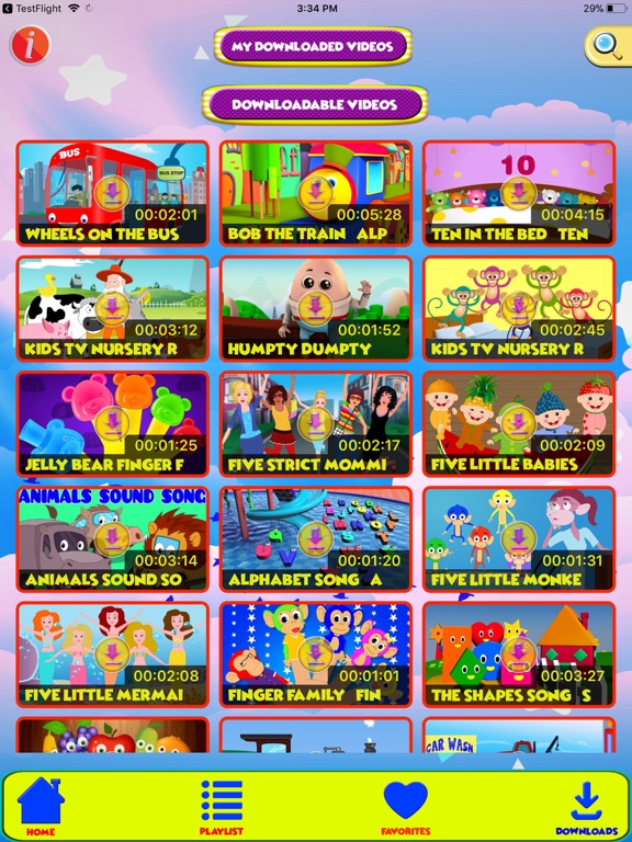 Screenshot #5 pour KidsTV Chansons de Bebe