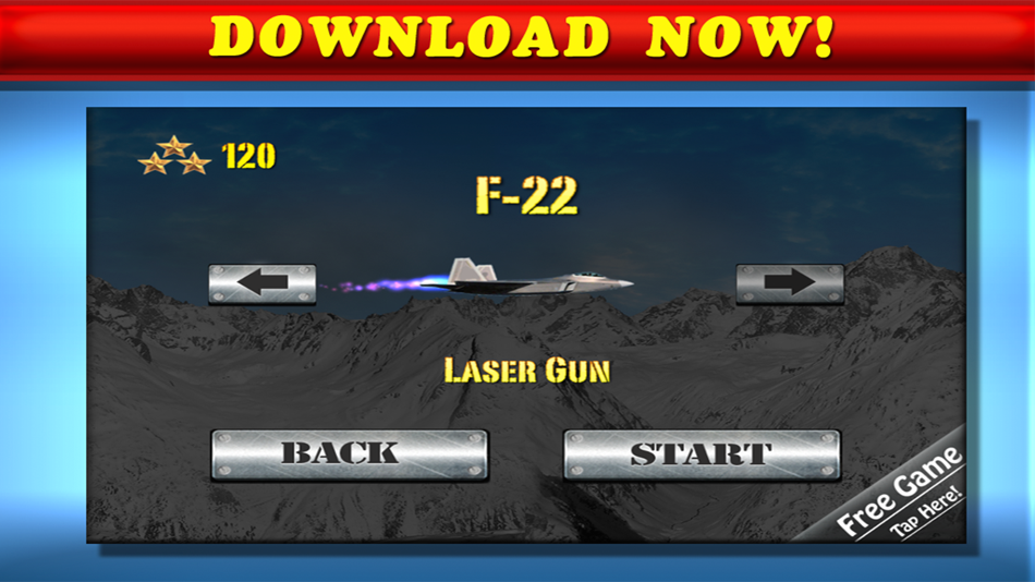 #4. Action Jet Fighter - War Game (iOS) Podle: Heinrich Tillack
