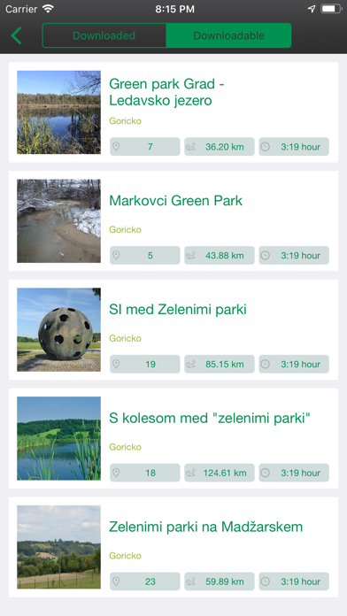 Őrség-Goricko Túrák Screenshot