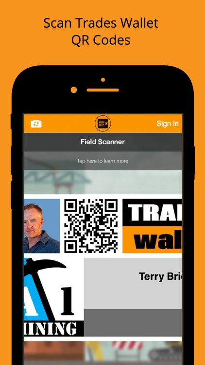 Trades Wallet Field Scanner