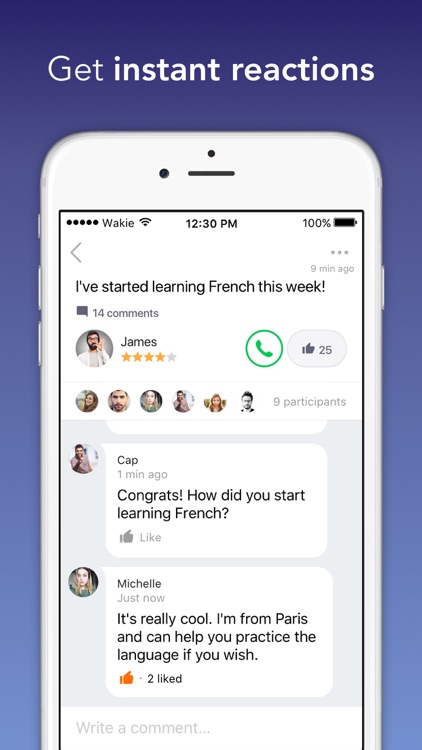 Wakie: Talk to People Easily