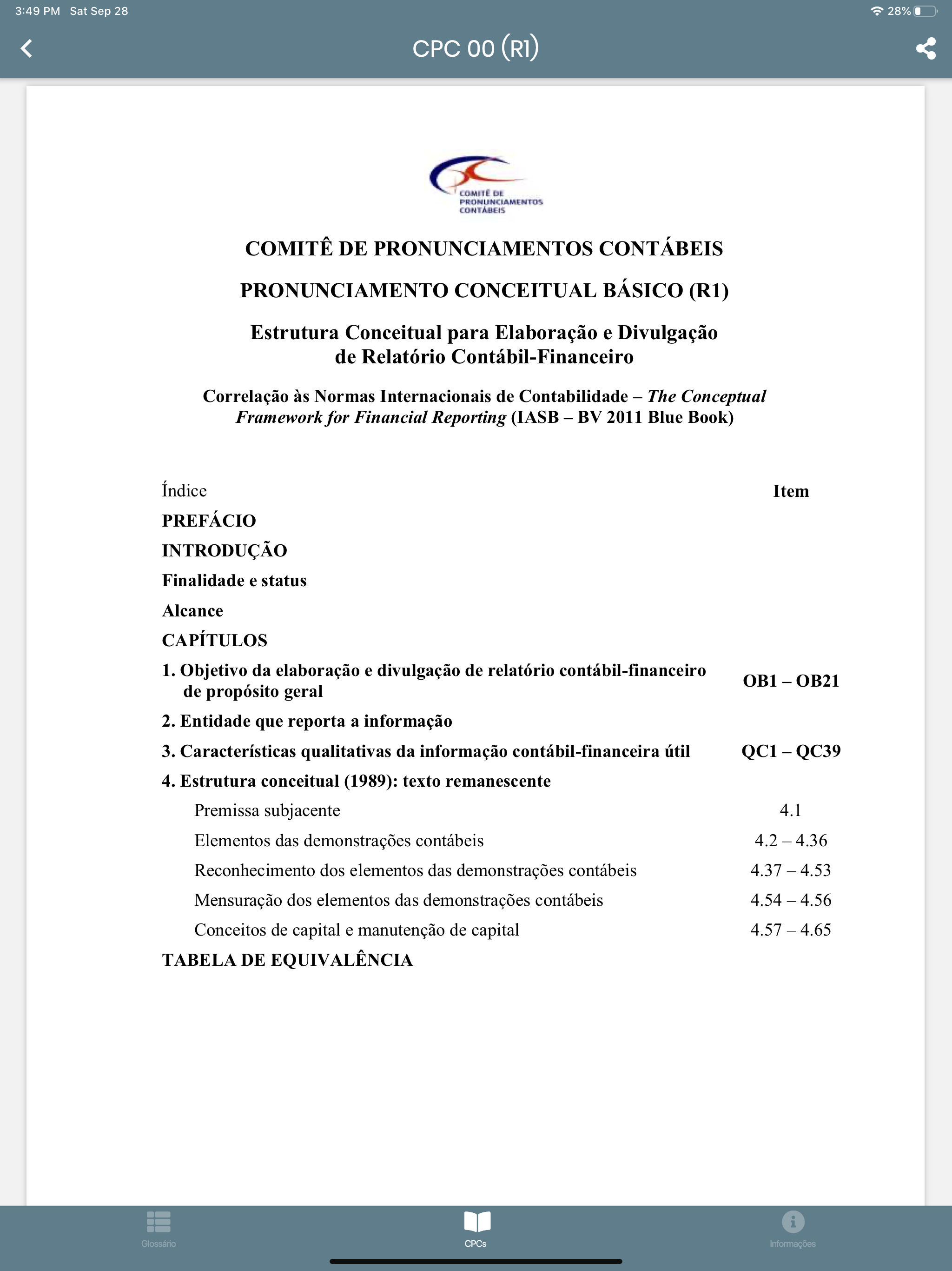 iCPC - Glossário Contábil screenshot 9