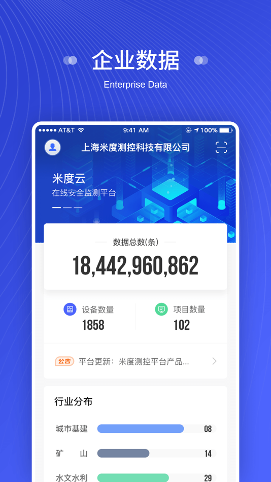 #1. 米度云 (iOS) By: 上海米度测控科技有限公司
