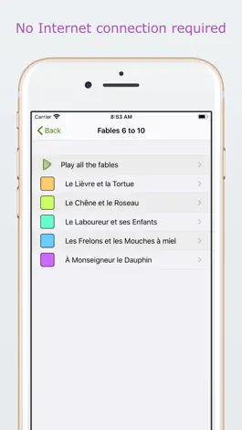 Game screenshot French Lafontaine's fables hack