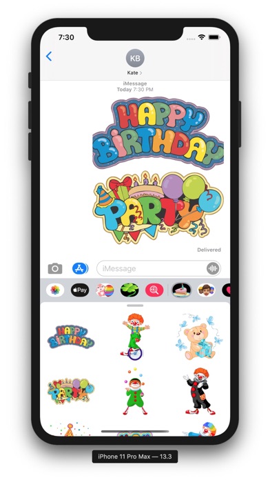 Birthday Emoji Sticker screenshot 4