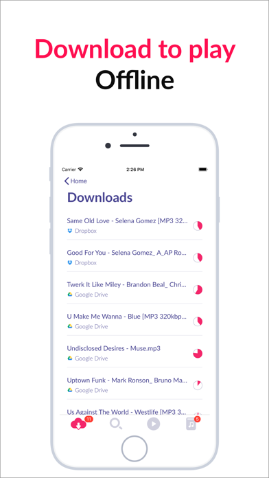 Cloud Music Offline Downloader Screenshot