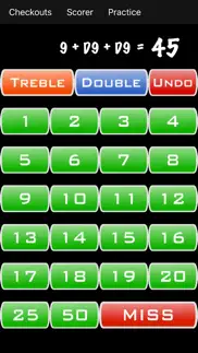 darts calculator iphone screenshot 3