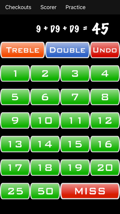 Screenshot #3 pour Darts Calculator