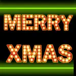 Neon Merry Christmas Stickers App Positive Reviews