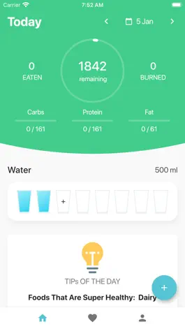 Game screenshot Calories: Eat Clean Diet Track mod apk