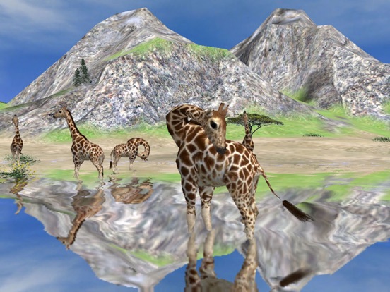 Wildlife Animal Zoo of 3D Pets iPad app afbeelding 1