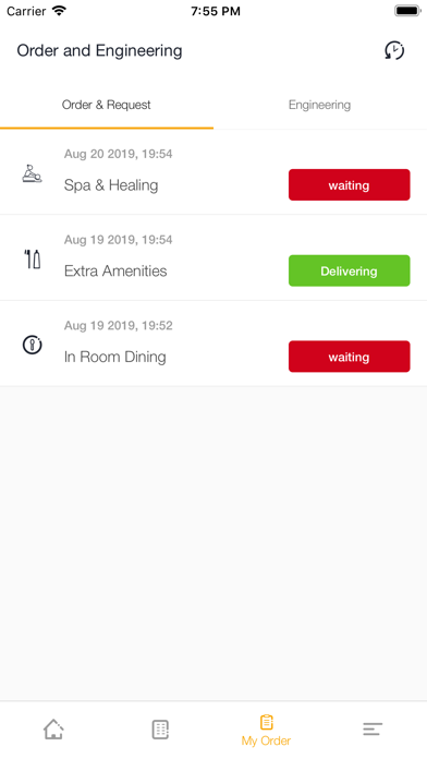 IZY Mobile Concierge Screenshot