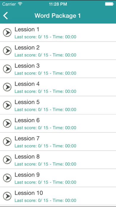 Screenshot #2 pour English Vocabulary 2000 Words