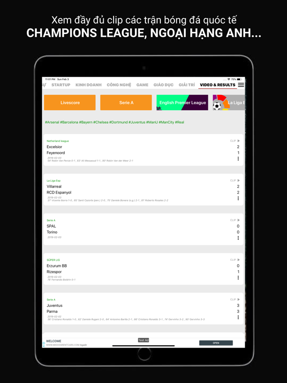 Troll Bóng Đá - Tin tức nóng iPad screenshot 5 - Sports app