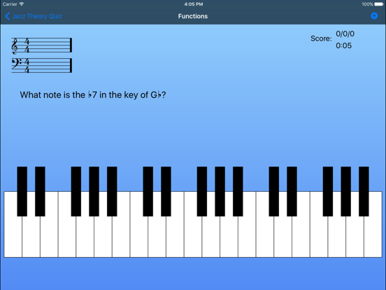 Screenshot #5 pour Jazz Theory Quiz