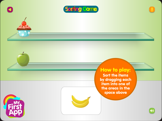 Sorting game for preschool kid iPad screenshot 3 - Education app