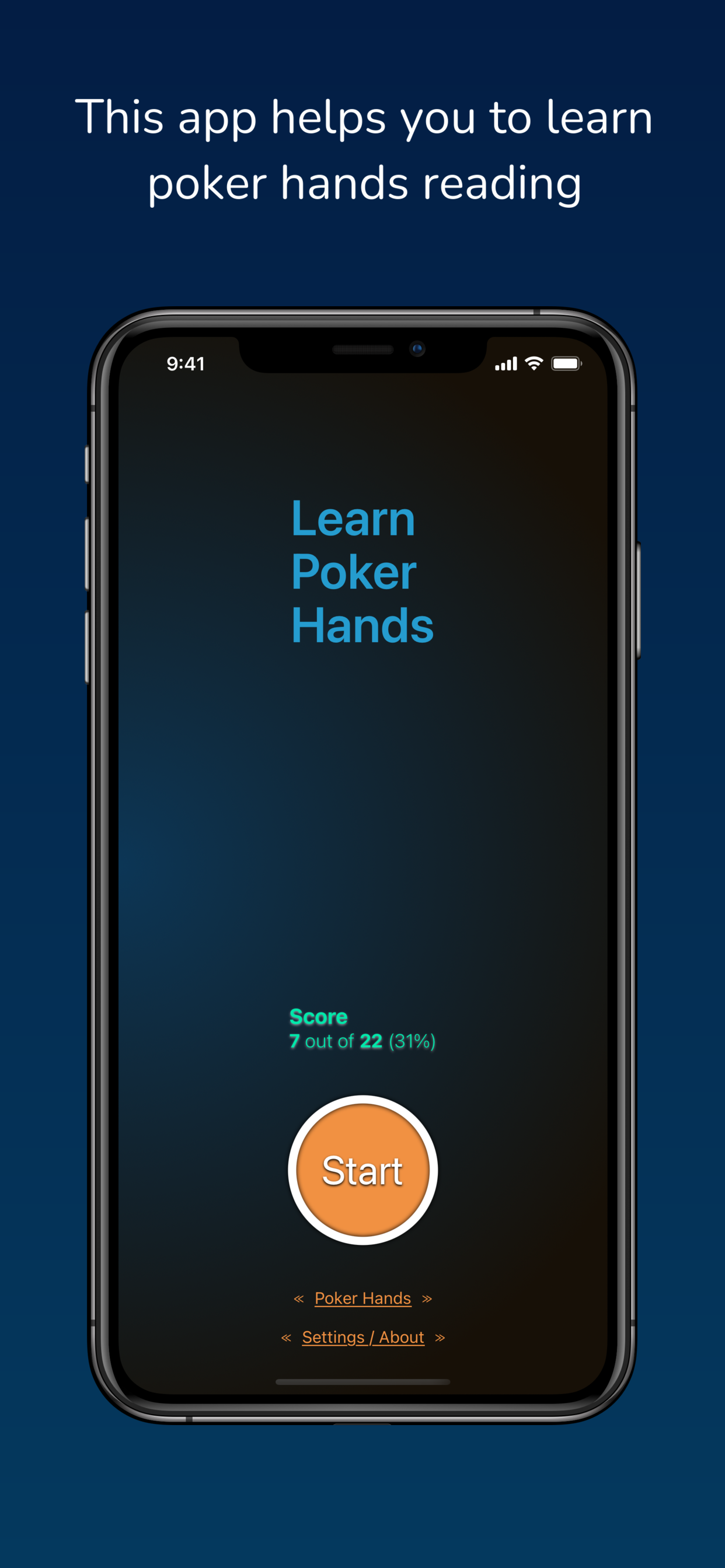 Poker Hands Quiz
