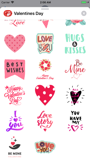 Valentines Day Text Stickers(圖4)-速報App