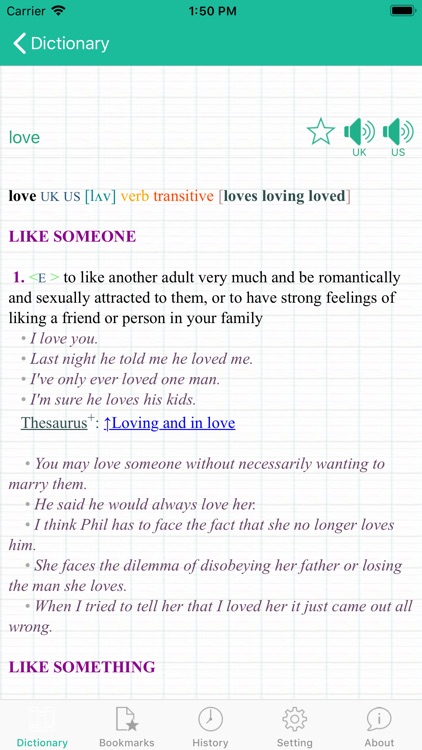 CALDict - Advanced Learner's