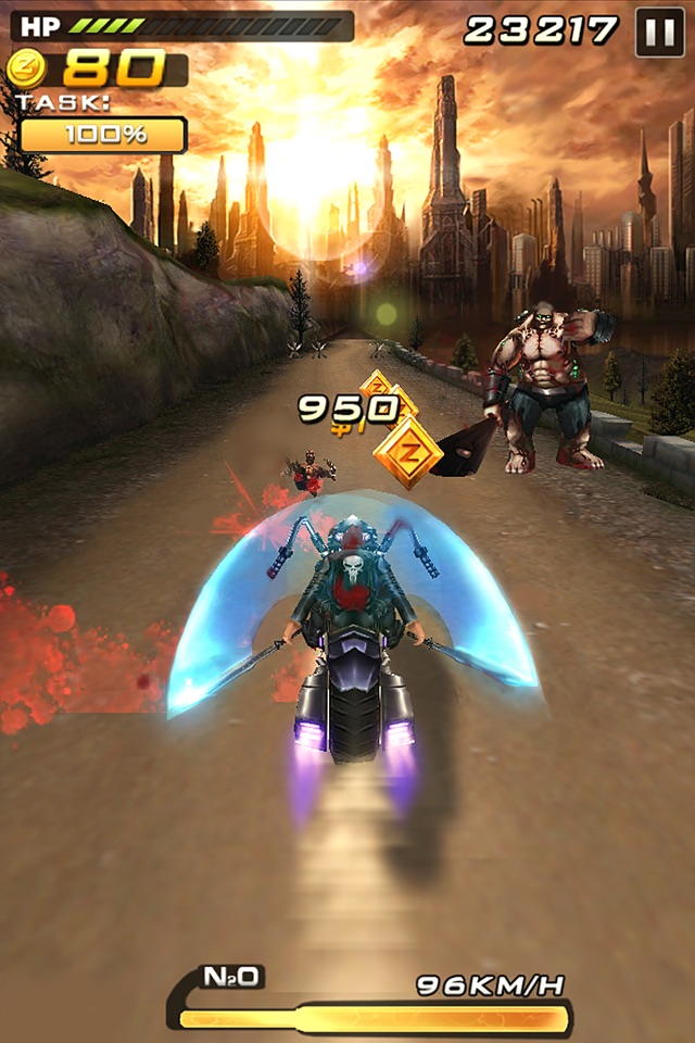 Death Moto 2 - zombile killer screenshot 2