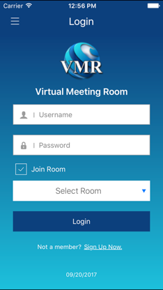 Virtual Meeting Room (VMR) screenshot 1