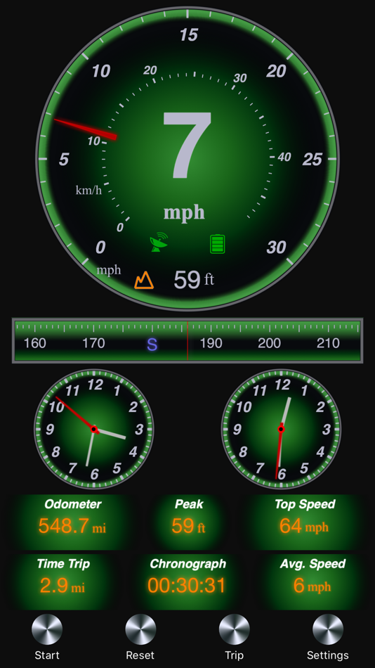 #4. GPS Speedometer and Altimeter (iOS) 게시자: 晓溪 张