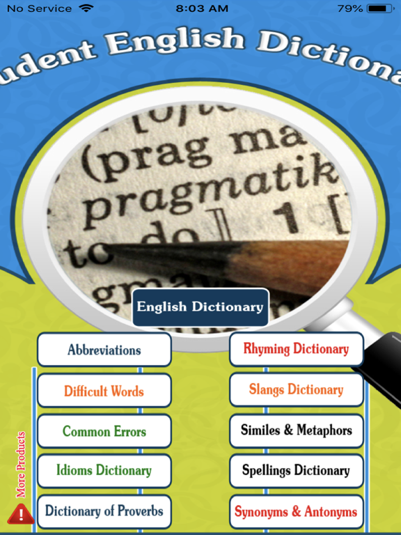 Screenshot #4 pour Student English Dictionary