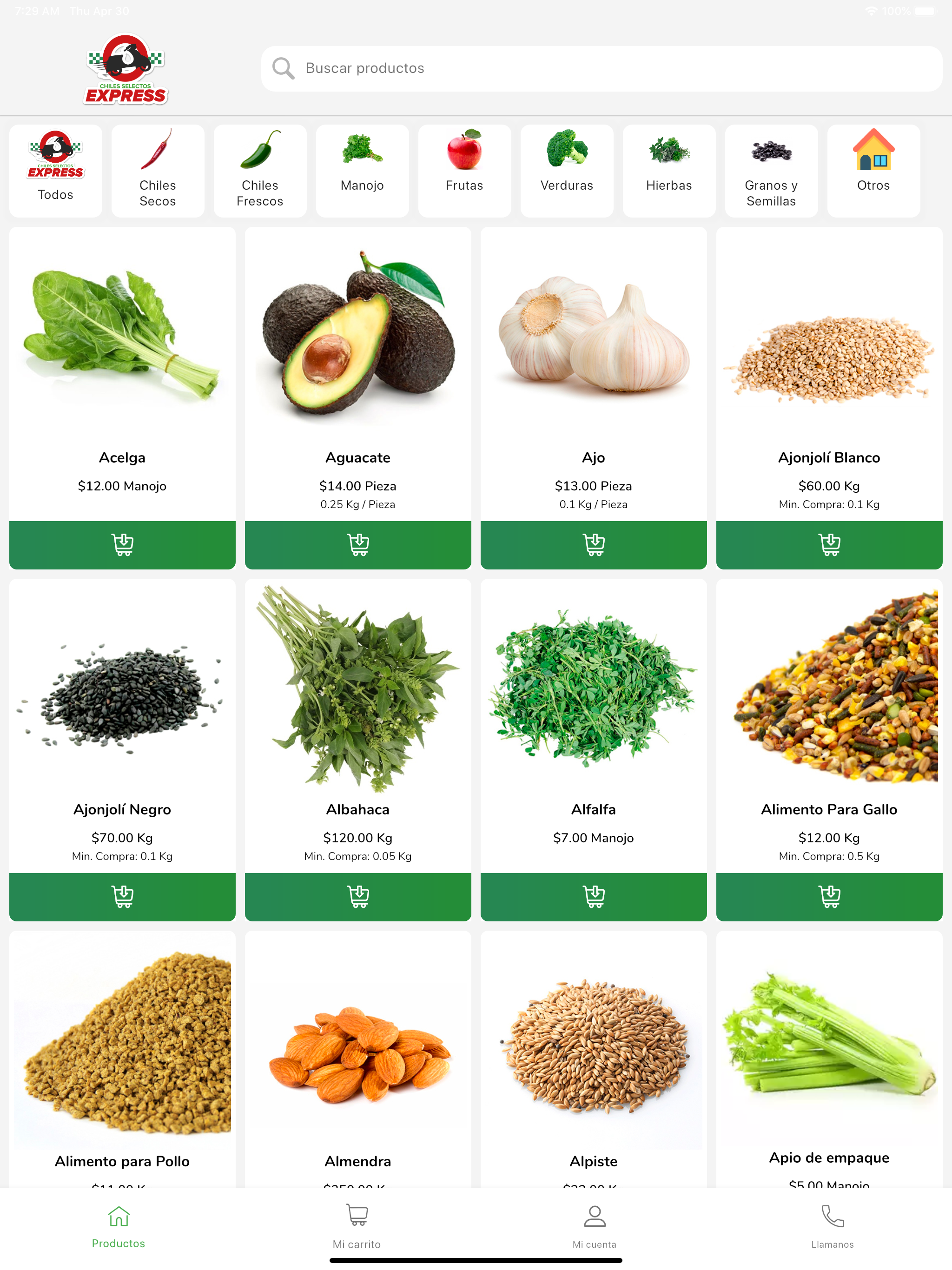 Chiles Selectos Express